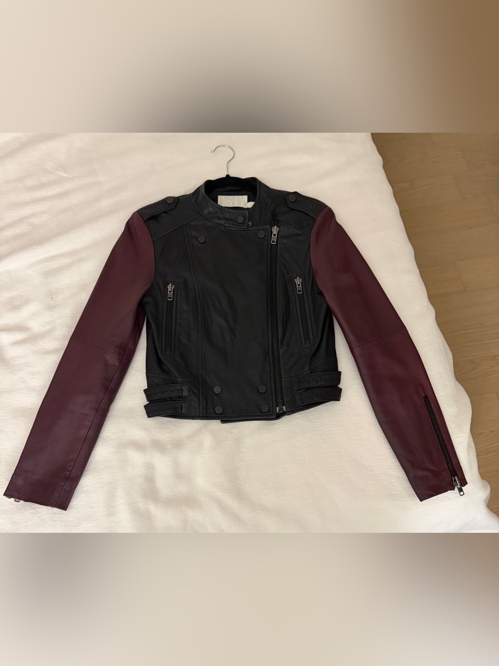 Walter Baker Leather Moto Jacket size small
